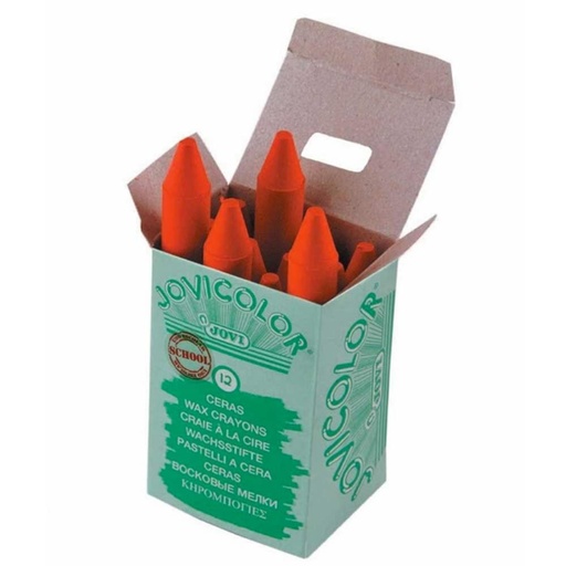 [649415] CERAS JOVICOLOR ROJO ESTUCHE 12 UDS
