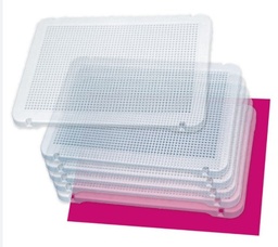 PLACA TRANSPARENTE PINCHOS 6UD.30×21CM MINILAND 3-6 AÑOS