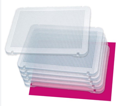 [825916] PLACA TRANSPARENTE PINCHOS 6UD.30×21CM MINILAND 3-6 AÑOS
