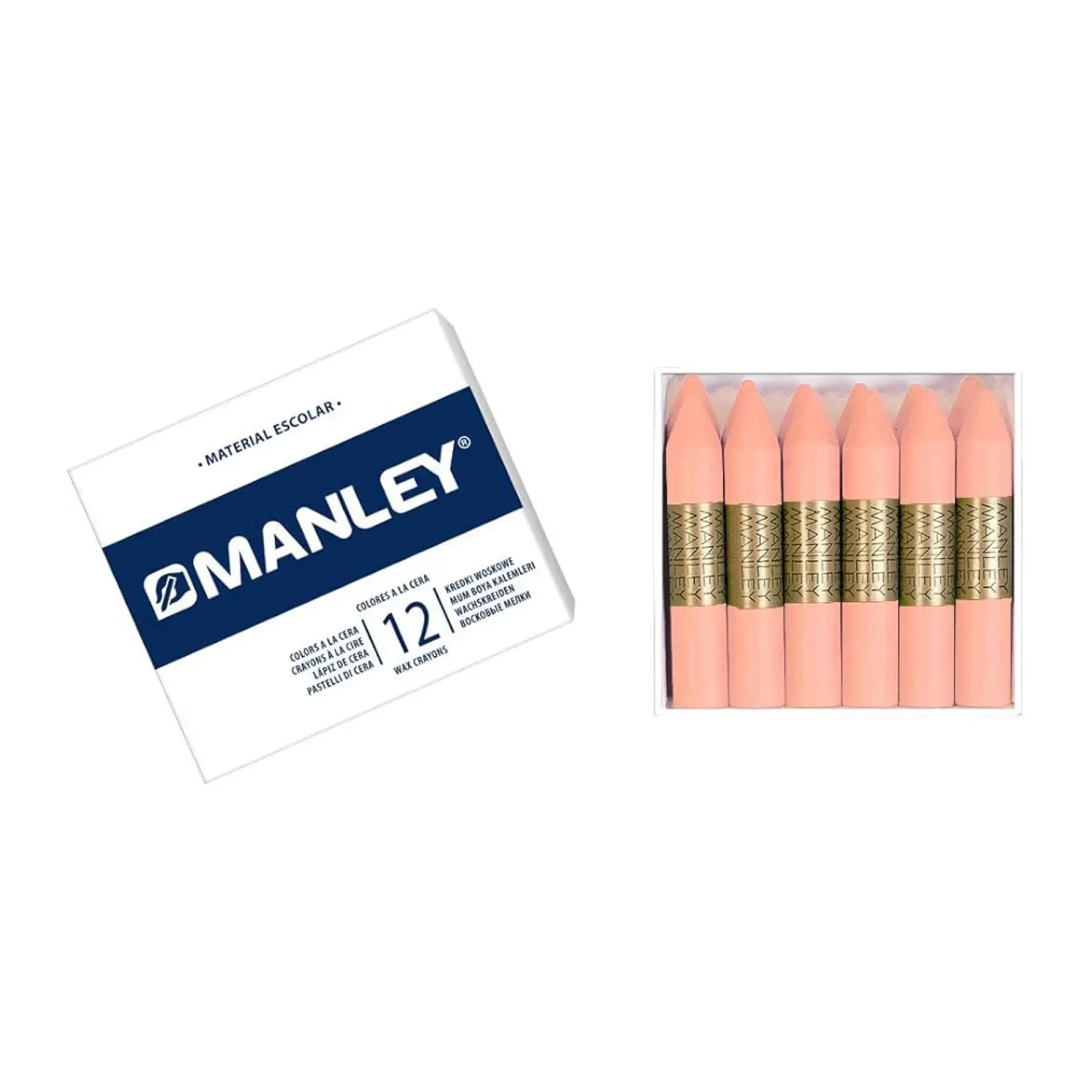 [703127] CERAS MANLEY Nº33 SALMON CLARO ESTUCHE 12 UNICOLOR