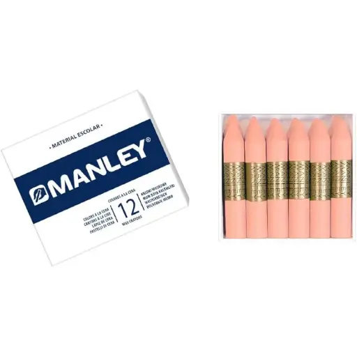 [703127] CERAS MANLEY Nº33 SALMON CLARO ESTUCHE 12 UNICOLOR