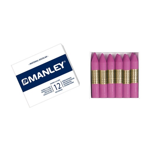 [630594] CERAS MANLEY Nº11 ROSA NATURAL ESTUCHE 12 UNICOLOR