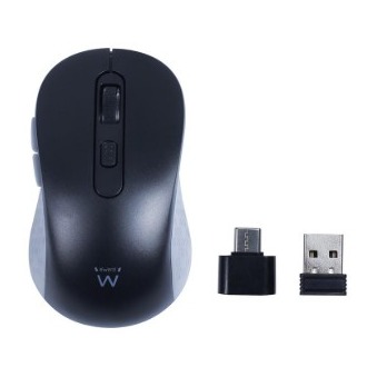 [170417] RATÓN INALÁMBRICO 2,4 GHZ SILENCIOSO EWENT EW3204