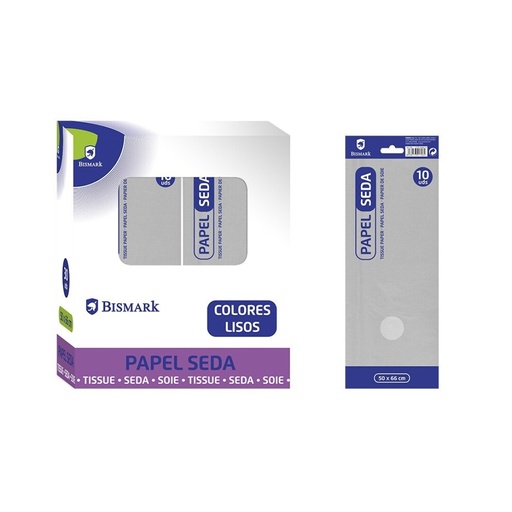 [600372] PAPEL DE SEDA LISO BLANCO BOLSA 10 HOJAS