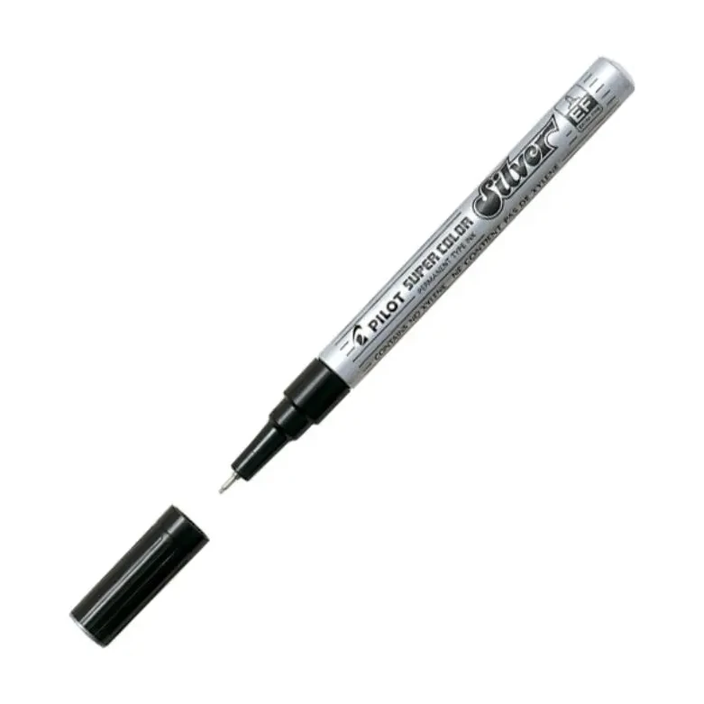 [080306] ROTULADOR PILOT PLATA EXTRA FINO