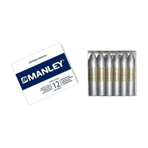 [630604] CERAS MANLEY Nº75 PLATA ESTUCHE 12 UNICOLOR