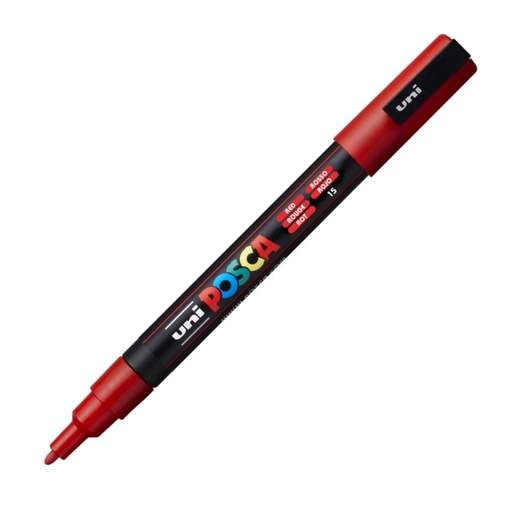 [122013] ROTULADOR POSCA PC-3M ROJO