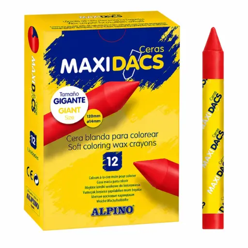 [703140] CERAS MAXIDACS ROJO 12UDS