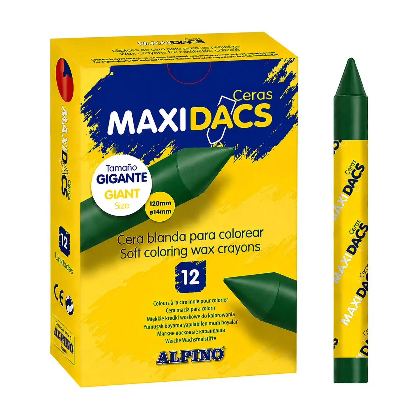 [703143] CERAS MAXIDACS VERDE OSCURO 12UDS