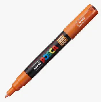 [119453] ROTULADOR POSCA PC-5M NARANJA CLARO