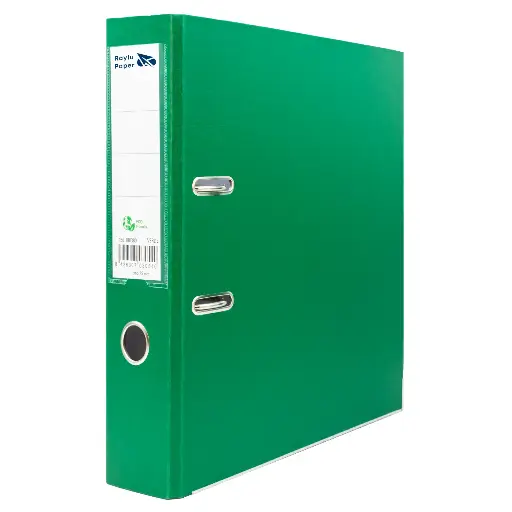 [180380] ARCHIVADOR RADO RAYLU A4 LOMO ANCHO 75MM FORRADO INTERIOR PP VERDE
