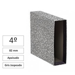 CAJA ARCHIVADOR AZ 4º APAISADO GRIS JASPEADO RAYLU PAPER 