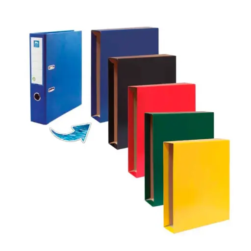 [181139] CAJA PARA ARCHIVADOR A4 NEGRO · TIPO RADO · RAYLU