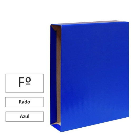 [181144] CAJA PARA ARCHIVADOR FOLIO AZUL TIPO RADO RAYLU