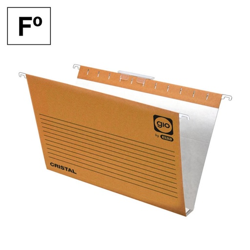 [209466] CARPETA COLGANTE FORMATO FOLIO KRAFT BICOLOR LOMO U 30 MM GIO