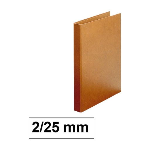[180152] CARPETA CUERO FOLIO 2 ANILLAS Ø25 MM