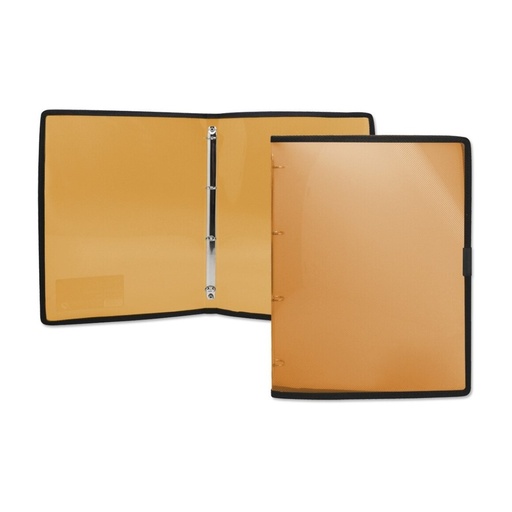 [181072] CARPETA OFFICE CLUB A4 PP 4 ANILLAS 16MM NARANJA