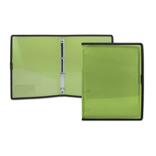 [180838] CARPETA OFFICE CLUB A4 PP 4 ANILLAS 25MM VERDE