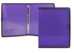 CARPETA OFFICE CLUB A4 PP 4 ANILLAS 25MM VIOLETA