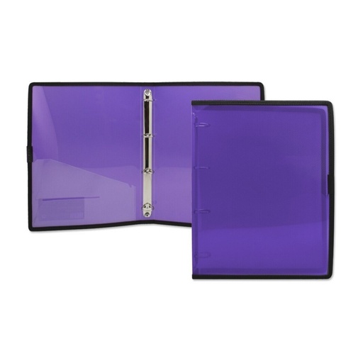 [180837] CARPETA OFFICE CLUB A4 PP 4 ANILLAS 25MM VIOLETA
