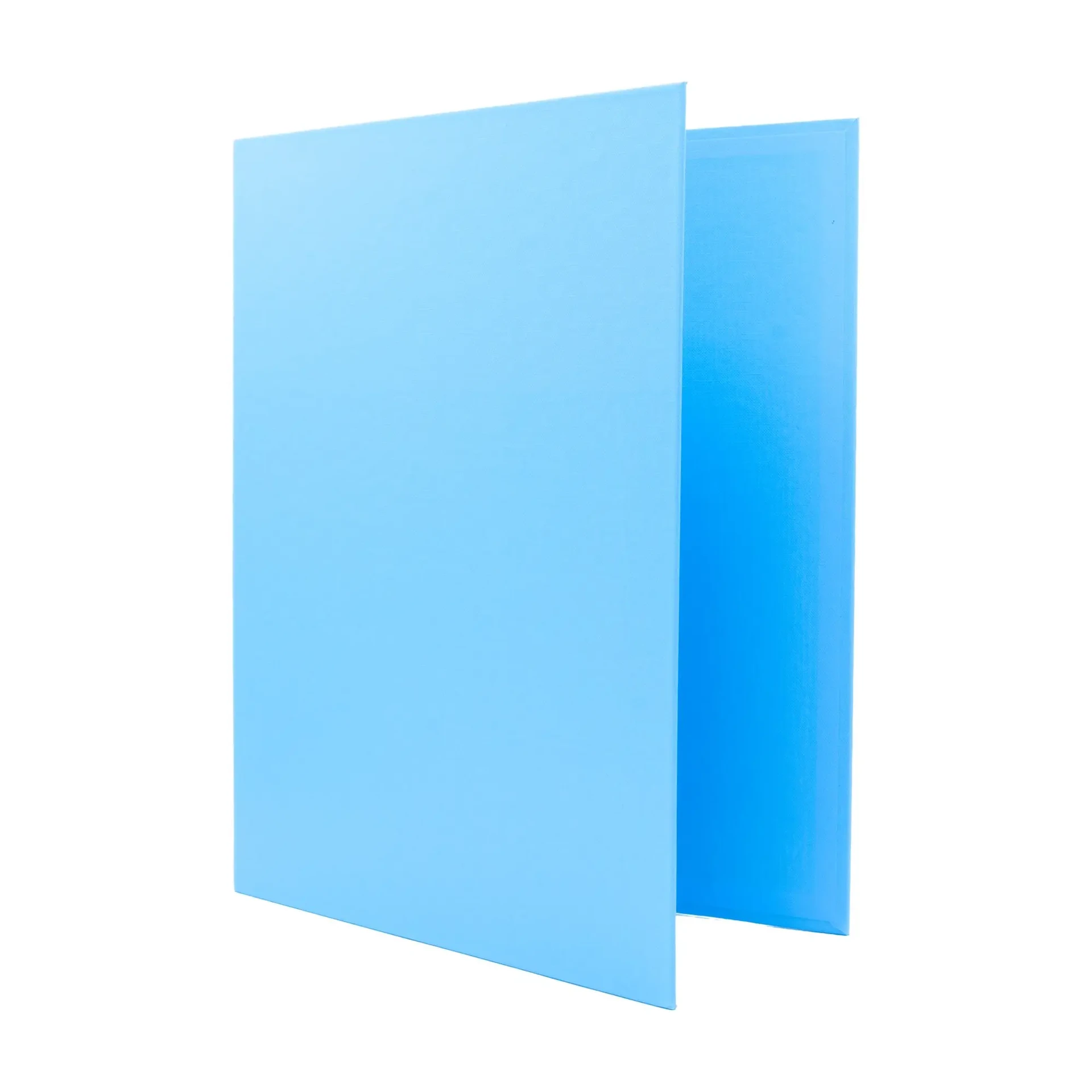 [181175] CARPETA RAYLU PAPER FOLIO 2 ANILLAS 25 MM AZUL CLARO CARTÓN FORRADO PP 