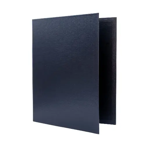 [180764] CARPETA RAYLU PAPER FOLIO 2 ANILLAS 25 MM NEGRO CARTÓN FORRADO PP 