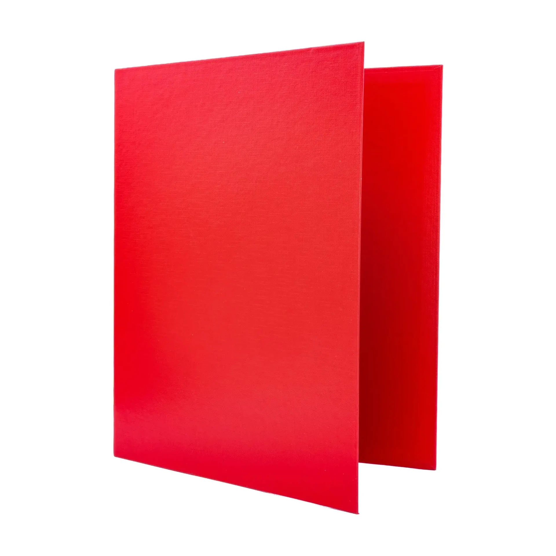 [180765] CARPETA RAYLU PAPER FOLIO 2 ANILLAS 25 MM ROJO CARTÓN FORRADO PP 