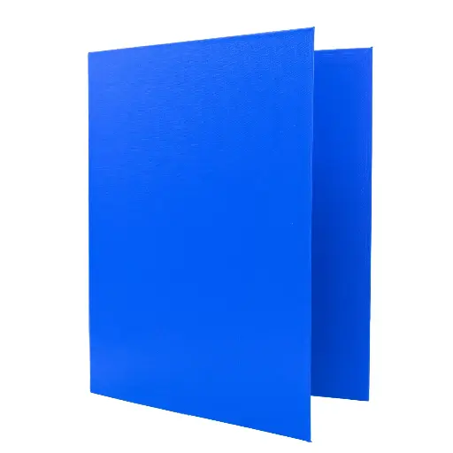 [180783] CARPETA RAYLU PAPER FOLIO 2 ANILLAS 40MM AZUL CARTÓN FORRADO PP 