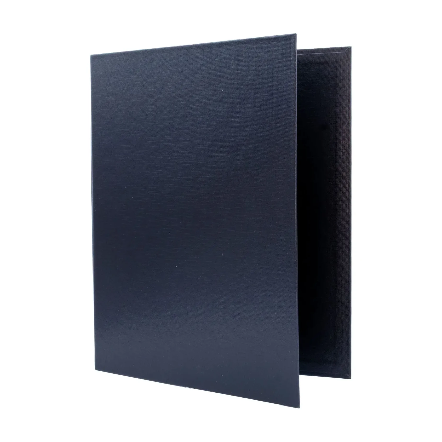 [180780] CARPETA RAYLU PAPER FOLIO 2 ANILLAS 40MM NEGRO CARTÓN FORRADO PP 