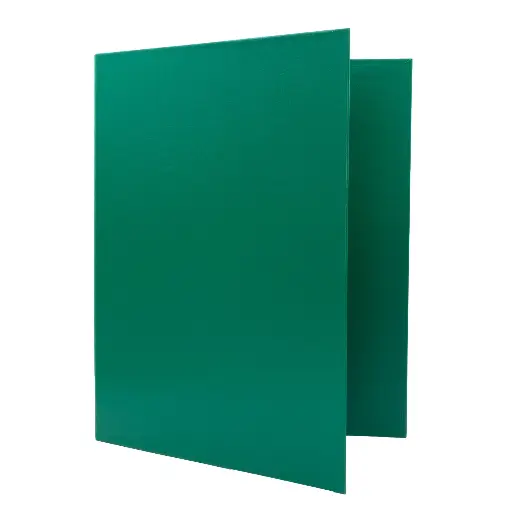 [180782] CARPETA RAYLU PAPER FOLIO 2 ANILLAS 40MM VERDE CARTÓN FORRADO PP 