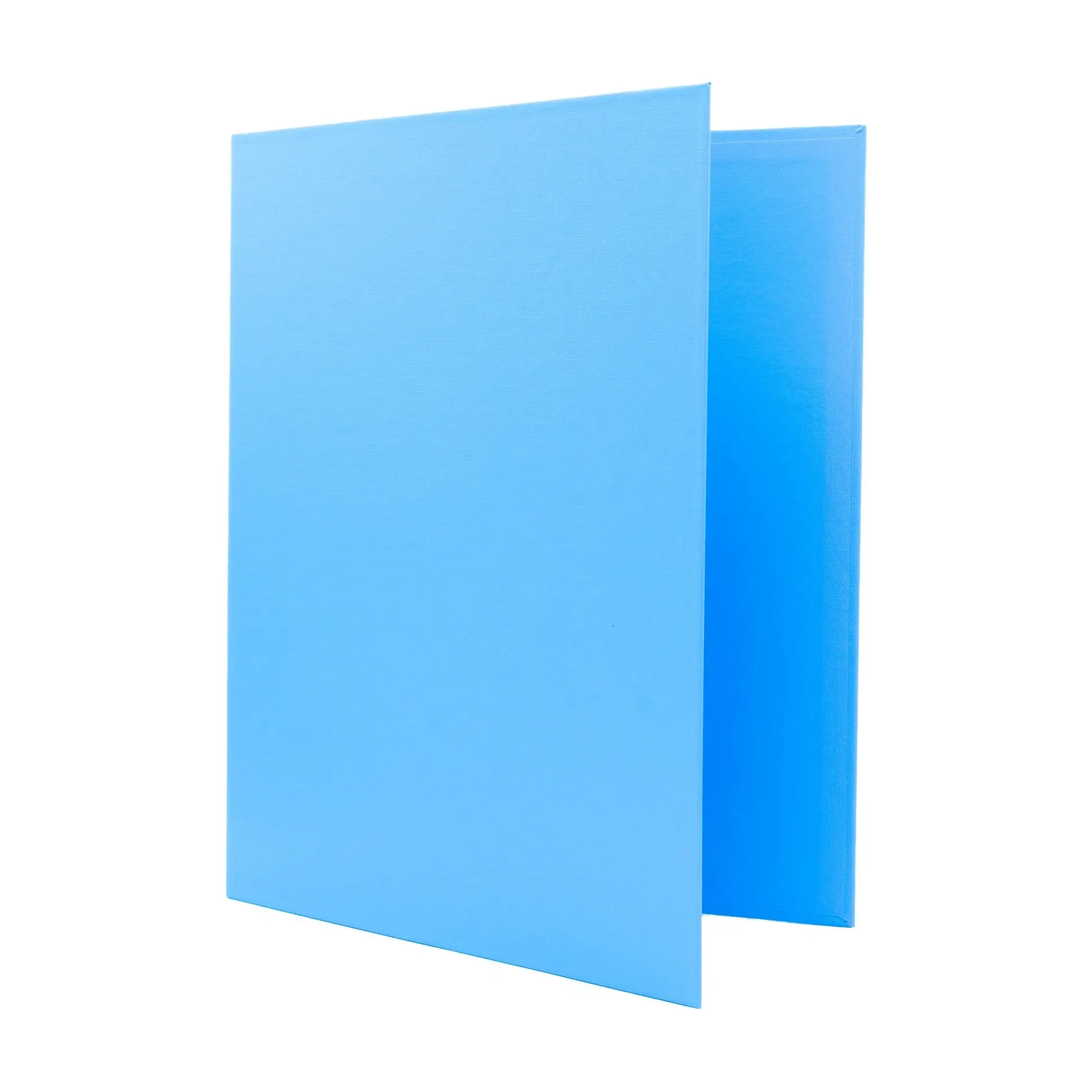 [181271] CARPETA RAYLU PAPER FOLIO 4 ANILLAS 25MM AZUL CLARO CARTÓN FORRADO PP 