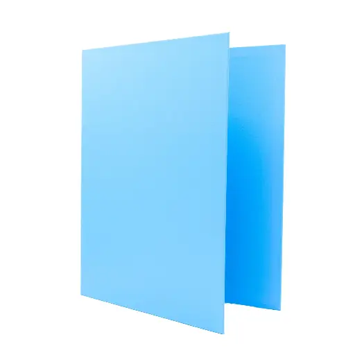 [181155] CARPETA RAYLU PAPER FOLIO 4 ANILLAS 25MM AZUL PASTEL CARTÓN FORRADO PP 