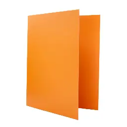CARPETA RAYLU PAPER FOLIO 4 ANILLAS 25MM NARANJA CARTÓN FORRADO PP 