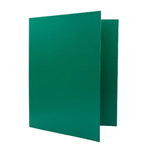 [180774] CARPETA RAYLU PAPER FOLIO 4 ANILLAS 25MM VERDE CARTÓN FORRADO PP 