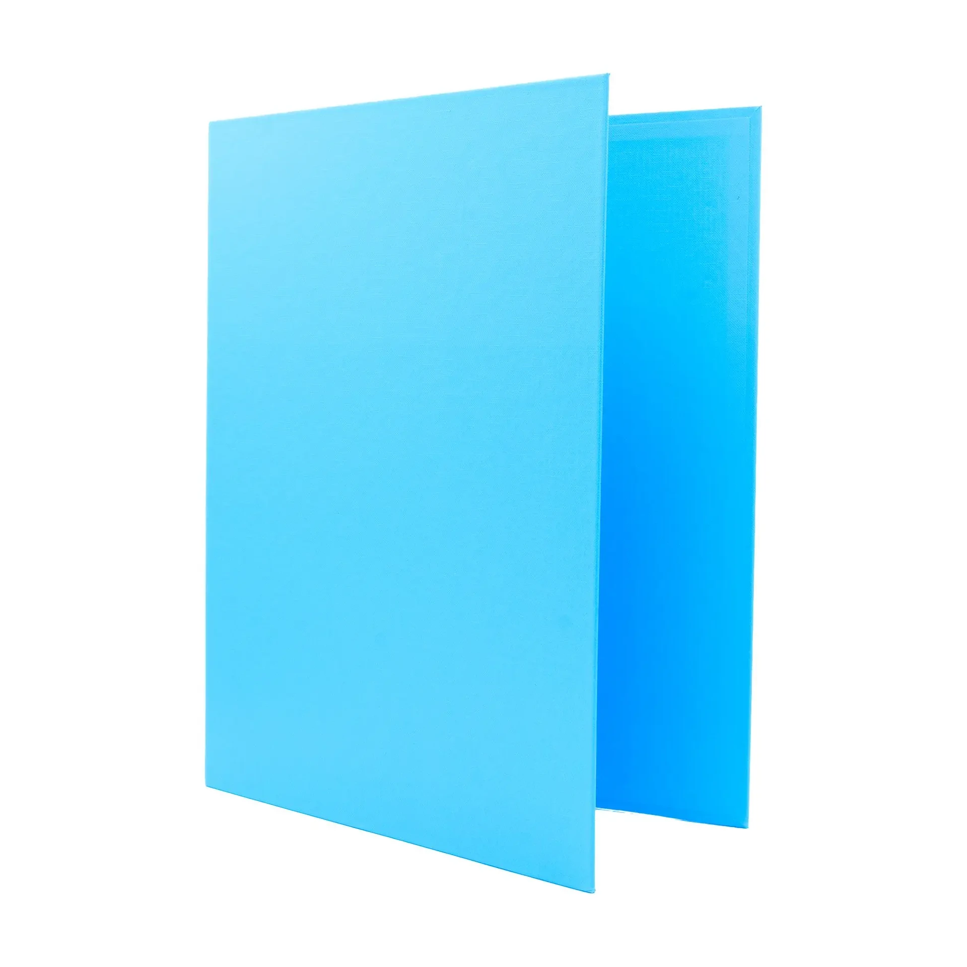 [181272] CARPETA RAYLU PAPER FOLIO 4 ANILLAS 40MM AZUL CLARO CARTÓN FORRADO PP 
