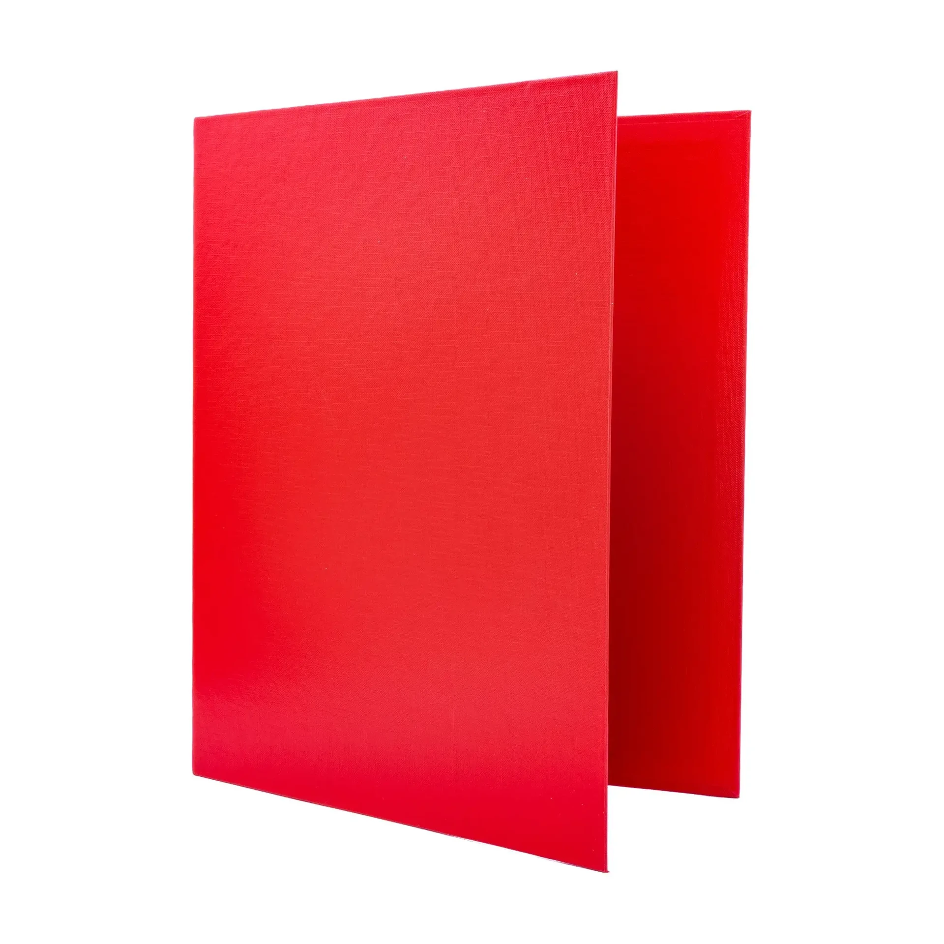 [180789] CARPETA RAYLU PAPER FOLIO 4 ANILLAS 40MM ROJO CARTÓN FORRADO PP 