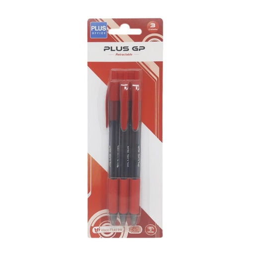 [080985] BOLIGRAFO UNIMAX TRIO RT ROJO