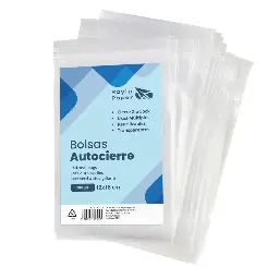 BOLSAS AUTOCIERRE RAYLU 12 × 18 CM TRANSPARENTES PACK 100 UDS
