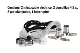 [825779] KIT ELÉCTRICO SIN MOTOR PARA TRABAJOS ESCOLARES