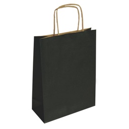 BOLSA DE PAPEL KRAFT NEGRO 27 × 12 × 37 CM