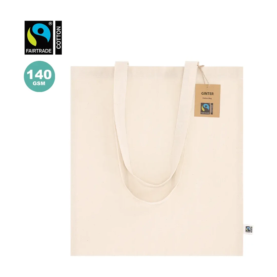 [825765] BOLSA ALGODON C/ASA LARGA 37*41CM