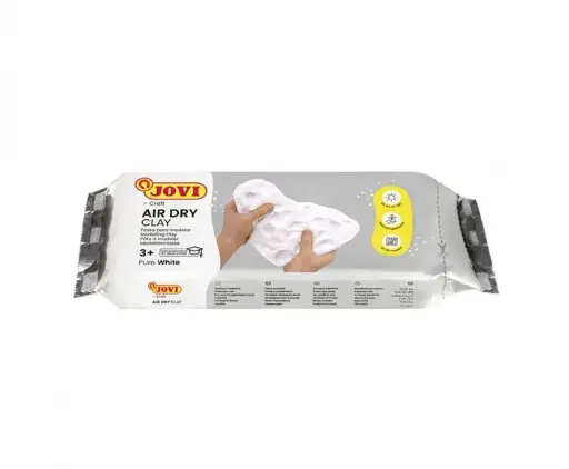 [825756] PASTA MODELAR ENDURECIBLE AL AIRE 250G BLANCA AIR DRY CLAY JOVI