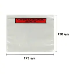 SOBRE PORTADOCUMENTOS 173X130MM 100UDS