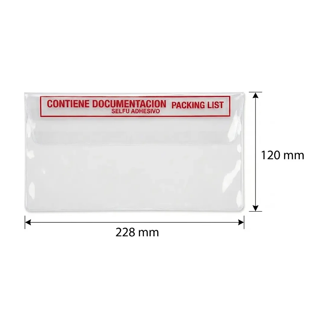 [001592] SOBRE PORTADOCUMENTOS 228X120MM 100UDS