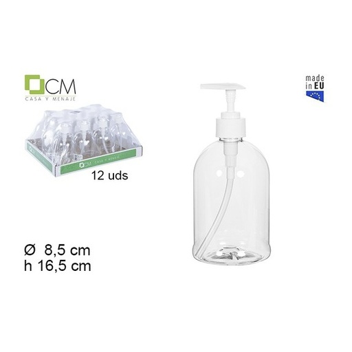 [650369] BOTELLA DOSIFICADORA DE VIAJE 500 ML 