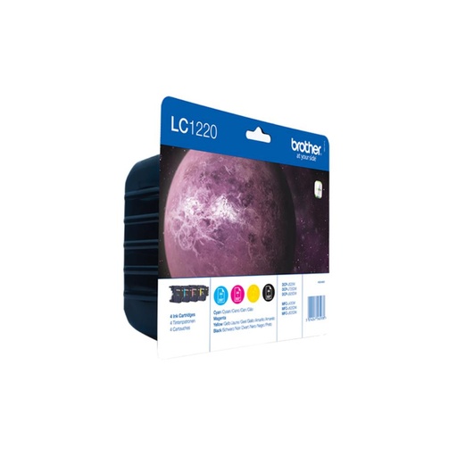 [165213] PACK 4 CARTUCHOS DE TINTA BROTHER LC1220VALBP BK/C/M/Y