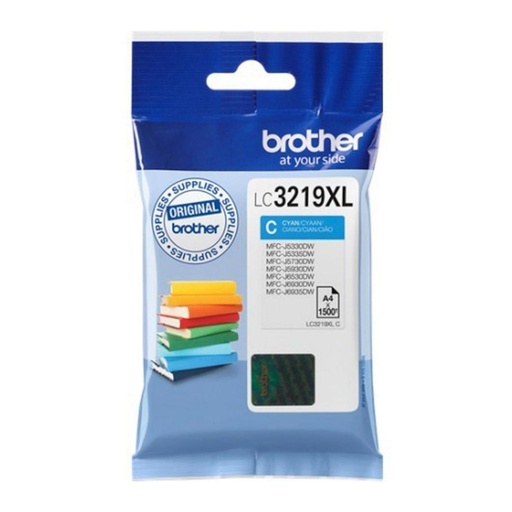 [165925] BROTHER CARTUCHO DE TINTA INK-JET LC3219XLC CIAN ALTA CAPACIDAD