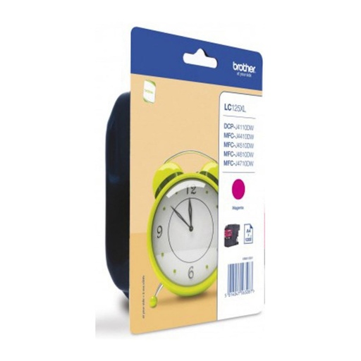 [165918] BROTHER CARTUCHO DE TINTA INK-JET LC125XLM MAGENTA ALTA CAPACIDAD