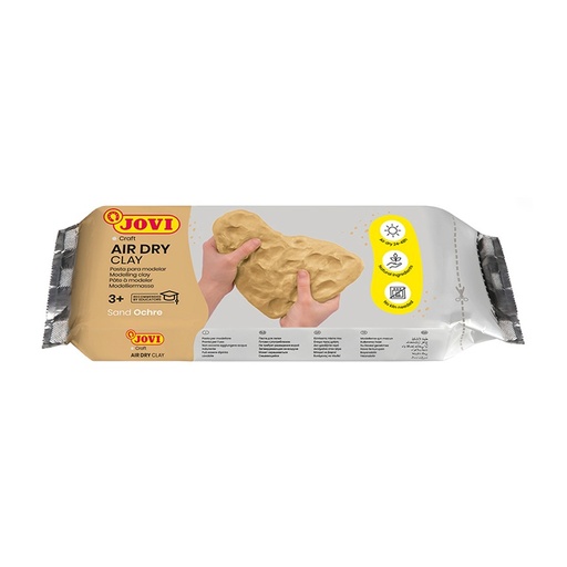 [649094] PASTA MODELAR JOVI AIR DRY CLAY 250 G COLOR OCRE