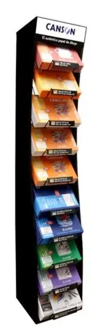 [826153] EXPOSITOR METÁLICO CANSON BASIK 10 HUECOS